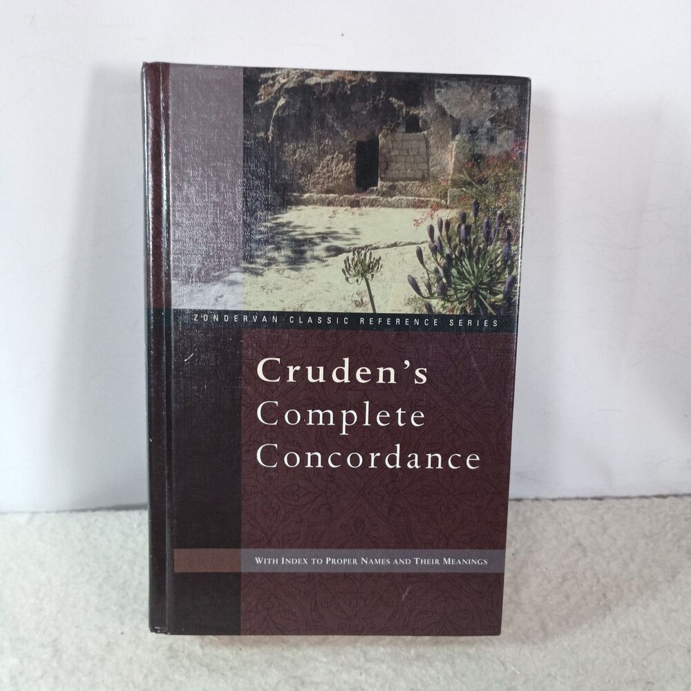 Cruden's Complete Concordance Alexander Cruden Zondervan Hardcover Bible Referen